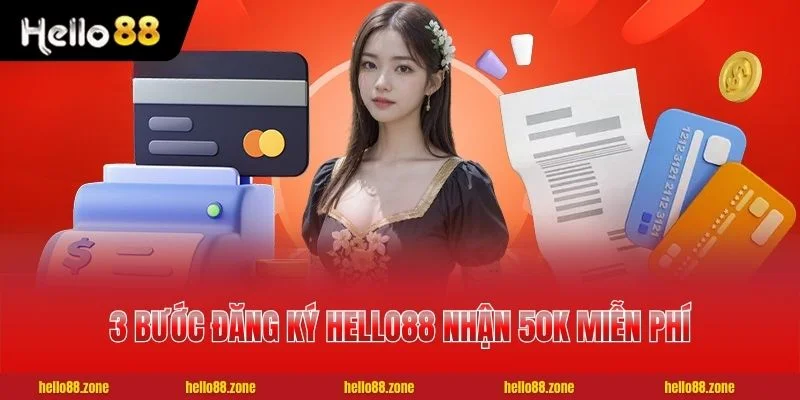 Quy trình 3 bước đăng ký HELLO88 nhận 50K miễn phí Quy trình 3 bước đăng ký HELLO88 nhận 50K miễn phí