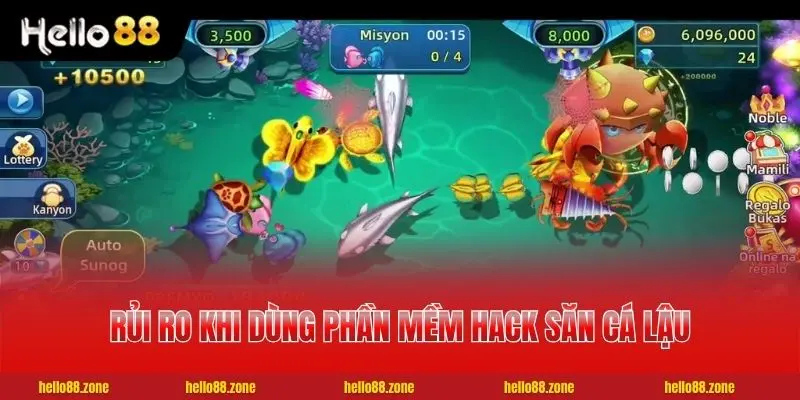 Hack Bắn Cá - Thủ Thuật Can Thiệp Hệ Thống Với 3 Rủi Ro 4 Rủi ro khi dùng phần mềm hack săn cá lậu